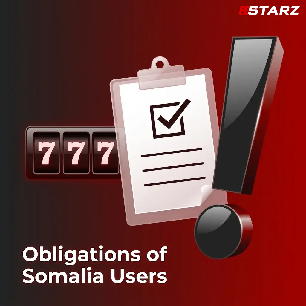 888starz Somalia user obligations: legal age, single account, personal use, legal compliance, and responsible betting rules