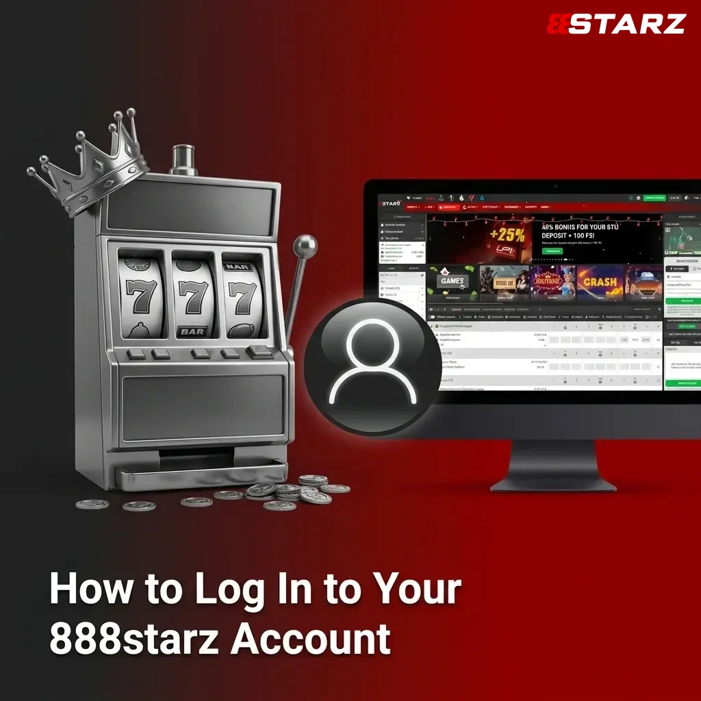 Step-by-step guide showing how to log in to your 888starz account using email or phone number and password
