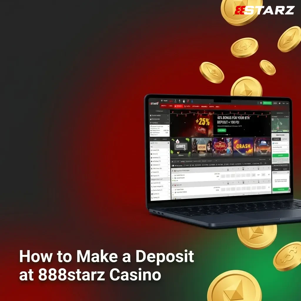 Step-by-step guide on how to make a deposit at 888starz Casino using Visa, Mastercard, or crypto methods